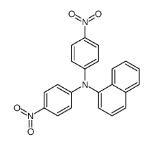 N,N-bis(4-nitrophenyl)naphthalen-1-amine Structure