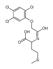 4-methylsulfanyl-2-[[2-(2,4,5-trichlorophenoxy)acetyl]amino]butanoic acid Structure