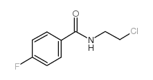 (2-氯乙基)-4-氟苯甲酰胺结构式
