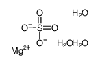 magnesium,sulfate,trihydrate Structure