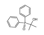(1-Hydroxy-1-methylethyl)-diphenylphosphine oxide Structure