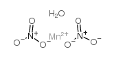 Manganese(II) nitrate hydrate Structure