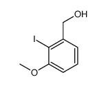 (2-碘-3-甲氧基苯基)甲醇结构式