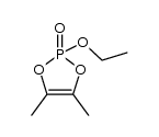 2-ethoxy-4,5-dimethyl-[1,3,2]dioxaphosphole 2-oxide结构式