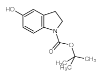 N-Boc-5-羟基吲哚啉结构式