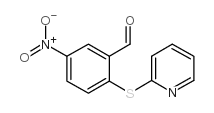 5-NITRO-2-(2-PYRIDYLITHIO)BENZALDEHYDE Structure