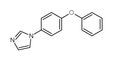 1-(4-苯氧基苯基)-1H-咪唑结构式