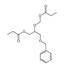 1-benzyloxy-3-propionyloxy-2-(propionyloxy)methoxypropane Structure