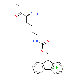 H-D-Lys(Fmoc)-OMe·HCl Structure
