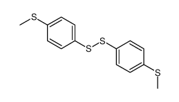 1-methylsulfanyl-4-[(4-methylsulfanylphenyl)disulfanyl]benzene结构式