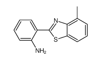 2-(2-Aminophenyl)-4-methylbenzothiazole Structure