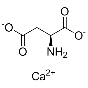 L-天冬氨酸钙结构式