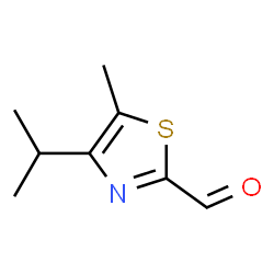 2-Thiazolecarboxaldehyde,5-methyl-4-(1-methylethyl)-(9CI) structure