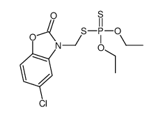 5-chloro-3-(diethoxyphosphinothioylsulfanylmethyl)-1,3-benzoxazol-2-one Structure
