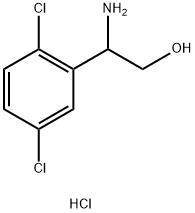 2-氨基-2-(2,5-二氯苯基)乙醇盐酸盐结构式