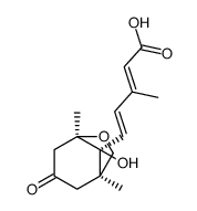 (2Z,4E)-3-Methyl-5-[(1S)-1β-hydroxy-2,6-dimethyl-6β,2β-(epoxymethano)-4-oxocyclohexane-1-yl]-2,4-pentadienoic acid picture