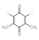 2,5-Cyclohexadiene-1,4-dione,2,6-dichloro-3,5-dimethyl-结构式