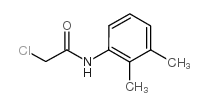 2-氯-N-(2,3-二甲基苯基)乙酰胺结构式