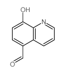 8-羟基-5-喹啉羧醛结构式