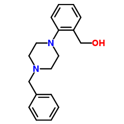 [2-(4-苄基哌嗪基)]苯甲醇结构式