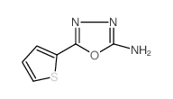 5-THIEN-2-YL-1,3,4-OXADIAZOL-2-AMINE Structure
