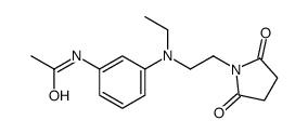 N-[3-[[(2,5-dioxo-1-pyrrolidinyl)ethyl]ethylamino]phenyl]acetamide Structure
