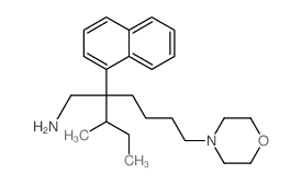 4-Morpholinehexanamine,b-(1-methylpropyl)-b-1-naphthalenyl- Structure