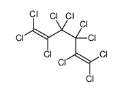 1,1,2,3,3,4,4,5,6,6-decachlorohexa-1,5-diene结构式