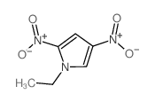 1H-Pyrrole,1-ethyl-2,4-dinitro- Structure