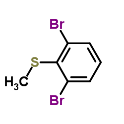 1,3-Dibromo-2-(methylthio)benzene Structure