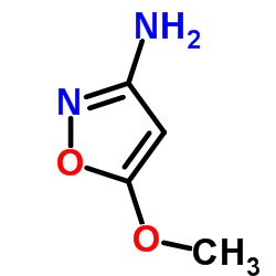 3-氨基-5-甲氧基异恶唑结构式