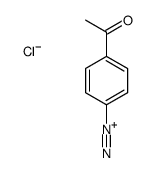 4-acetylbenzenediazonium,chloride Structure