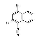4-bromo-2-hydroxy-naphthalene-1-diazonium-betaine Structure