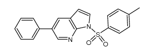 1-[(4-methylphenyl)sulfonyl]-5-phenyl-1H-pyrrolo[2,3-b]pyridine Structure