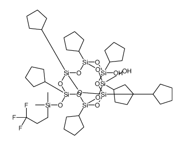 [[二甲基(三氟甲基)乙基]硅氧基]七环戊烷三环七硅氧烷二醇结构式