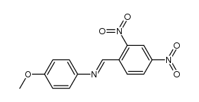 N-(2,4-dinitrobenzylidene)-4-methoxyaniline Structure