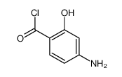 Benzoyl chloride, 4-amino-2-hydroxy-结构式