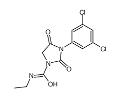 3-(3,5-dichlorophenyl)-N-ethyl-2,4-dioxoimidazolidine-1-carboxamide结构式