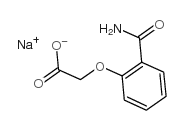 Sodium (2-carbamoylphenoxy)acetate structure