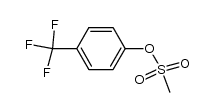 4-(trifluoromethyl)phenyl methanesulfonate Structure