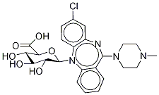 氯氮平-5-N-葡萄糖醛酸苷结构式
