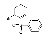 (6-bromocyclohexen-1-yl)sulfonylbenzene结构式