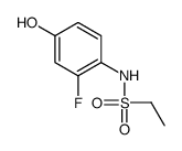 N-(2-fluoro-4-hydroxyphenyl)ethanesulfonamide结构式