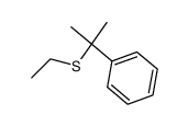 cumyl ethyl sulfide Structure