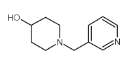 1-(吡啶-3-基甲基)哌啶-4-醇结构式