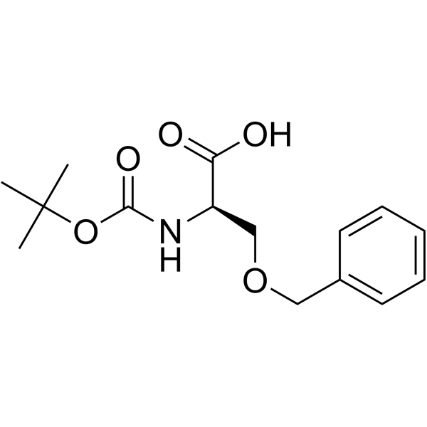 N-Boc-O-苄基-D-丝氨酸结构式