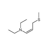 N,N-二乙基-3-(甲基硫代)-1-丙烯-1-胺结构式