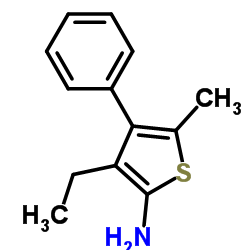 Ethyl 2-amino-5-methyl-4-phenylthiophene-3-carboxylate Structure