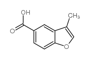 3-methyl-1-benzofuran-5-carboxylic acid Structure