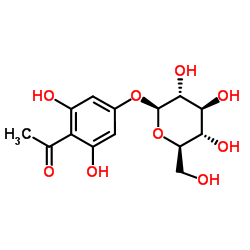Phloracetophenone 4'-O-glucoside结构式